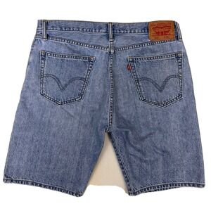 VTG Levi's 505 Jeans Shorts Men Size 36 Blue Light Wash Denim Straight Y2K jorts